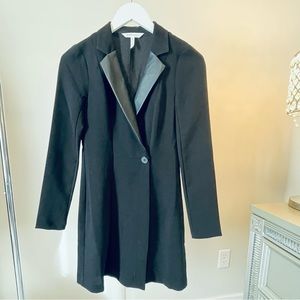 BCBG Generation Black Dress blazer Size 0 brand new